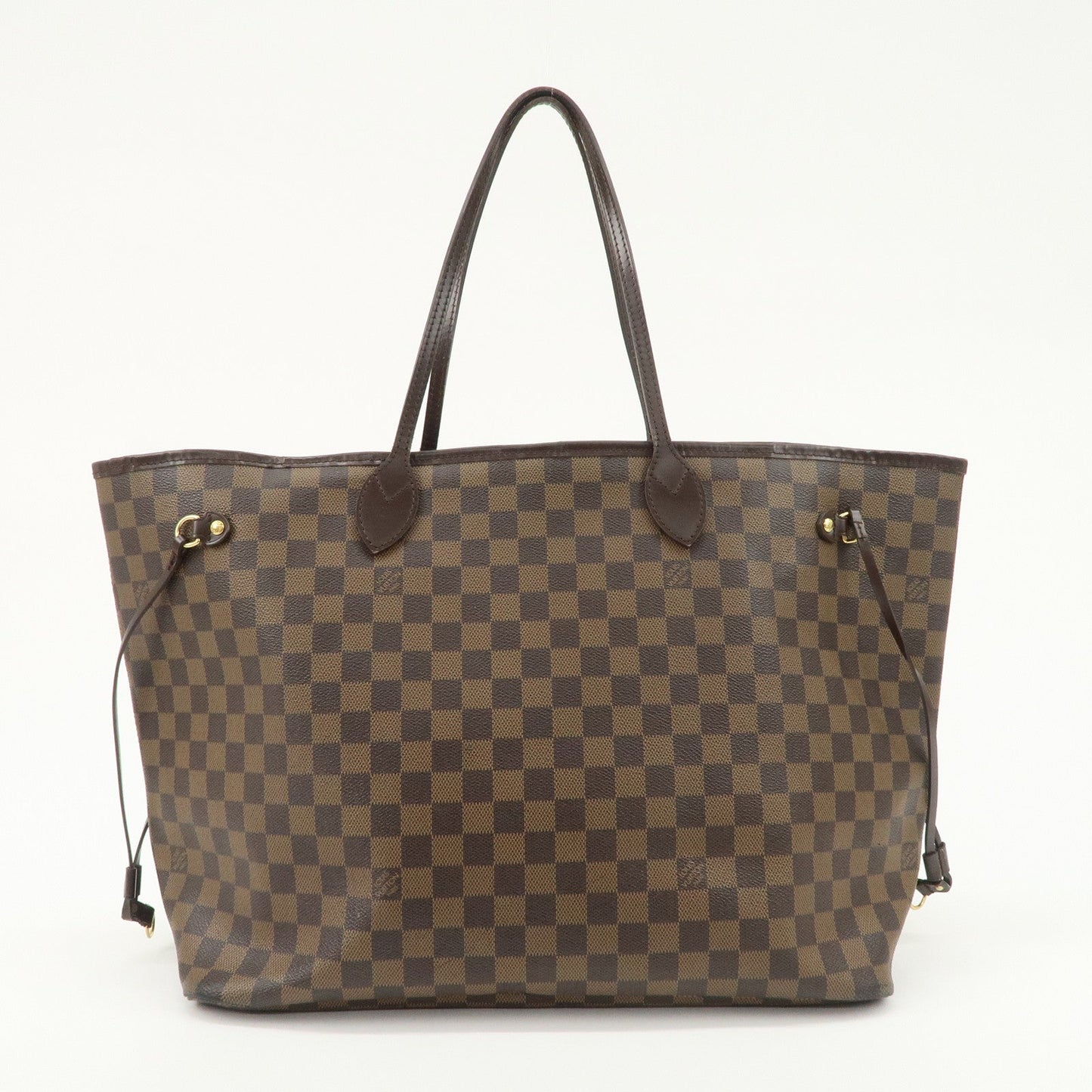 Louis Vuitton Damier Ebene Neverfull GM Tote Bag Shoulder Bag Brown N51106