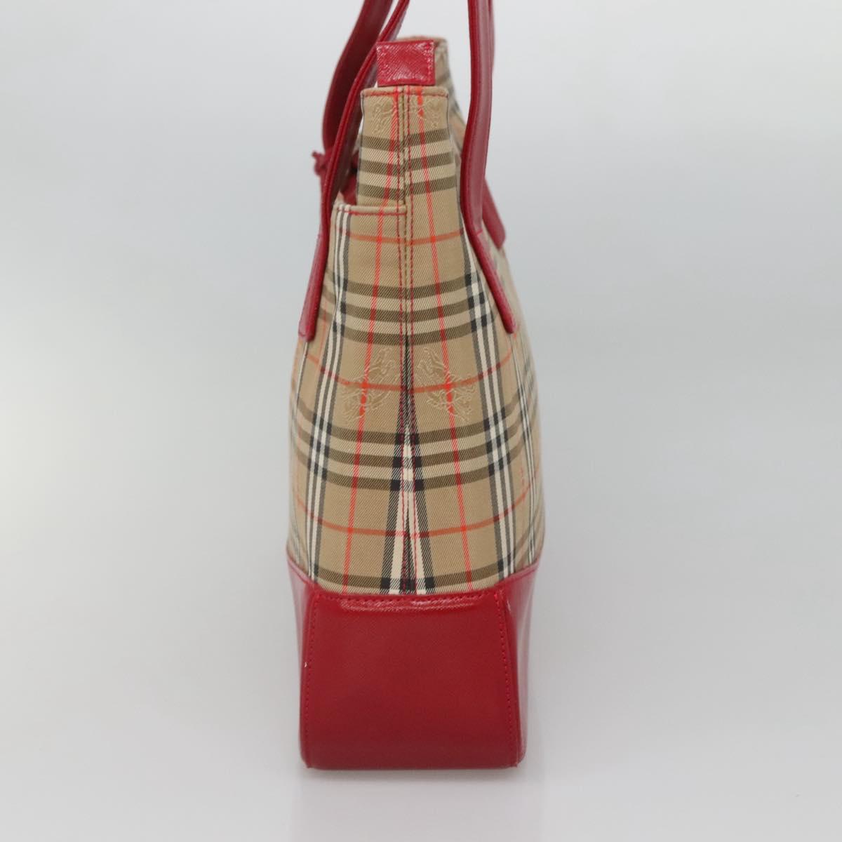 Burberry Nova Check Beige Canvas Tote Bag ( )