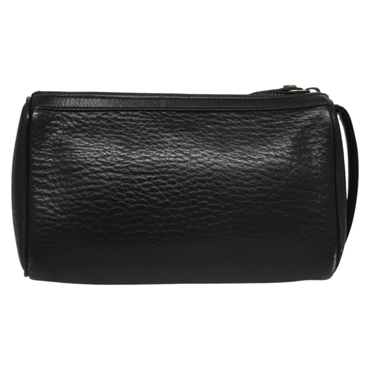 Burberry Black Leather Clutch Bag ( )