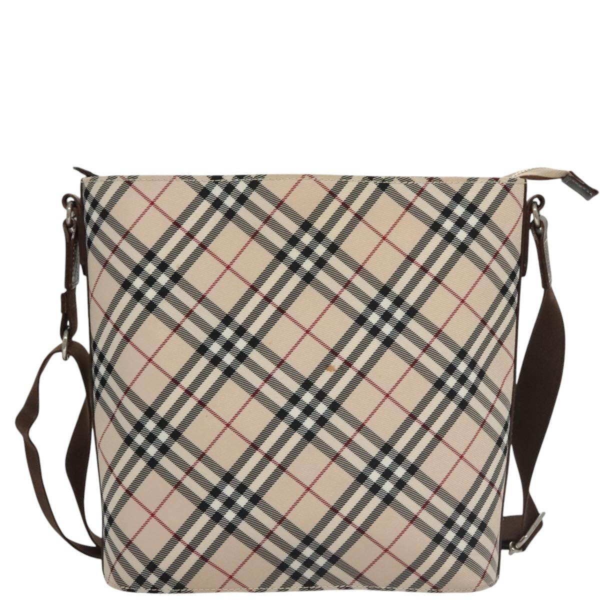 Burberry Nova Check Beige Canvas Shoulder Bag ( )