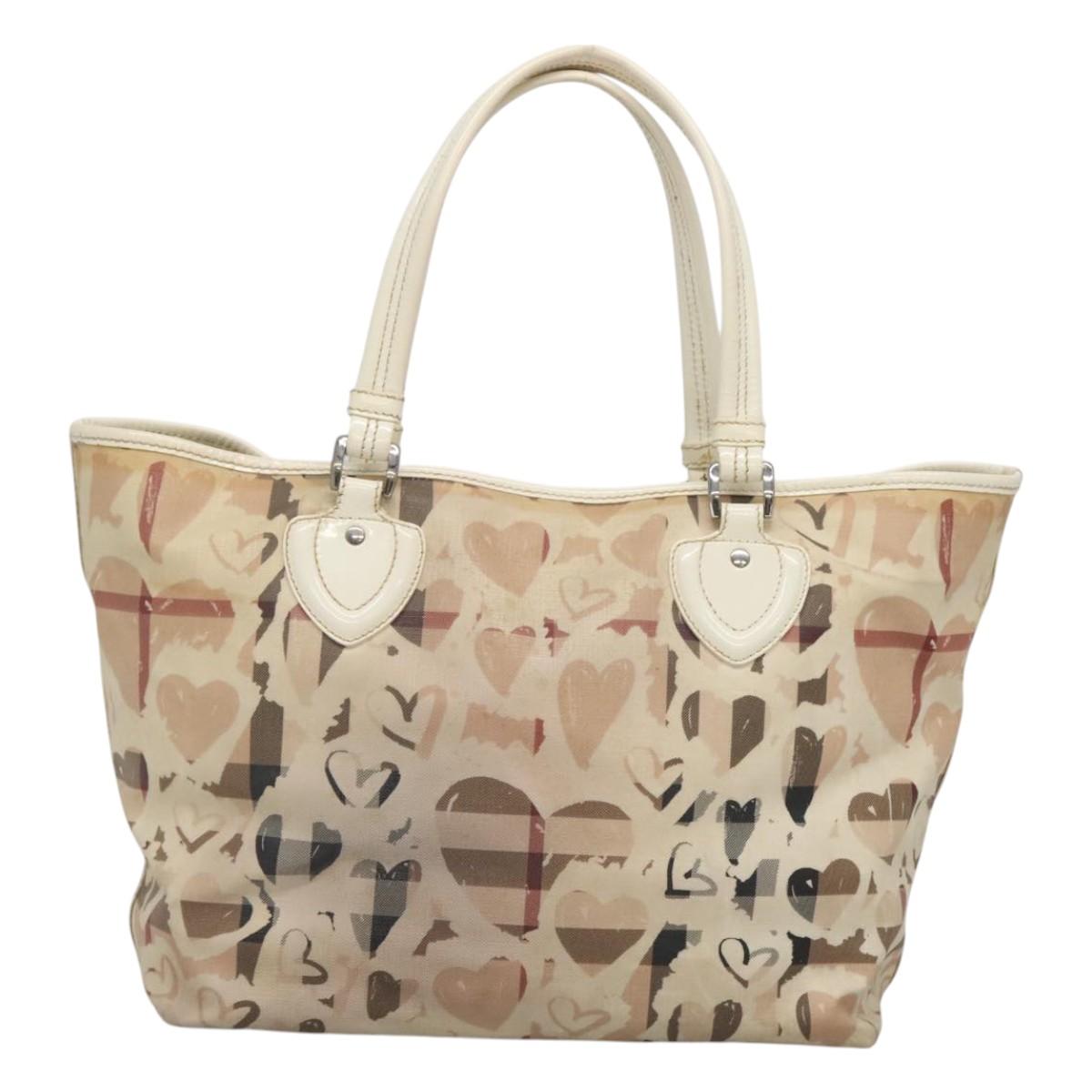 Burberry Nova Check Multicolour Canvas Tote Bag ( )