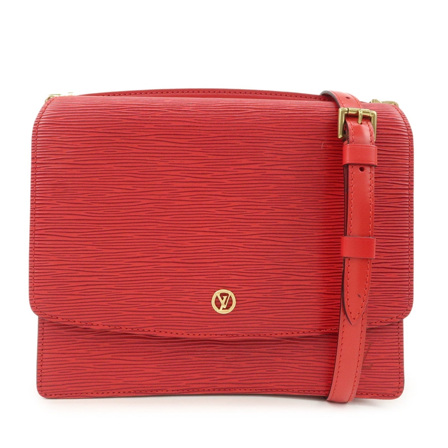 Louis Vuitton Epi Grenelle Shoulder Bag Castilian Red M52367