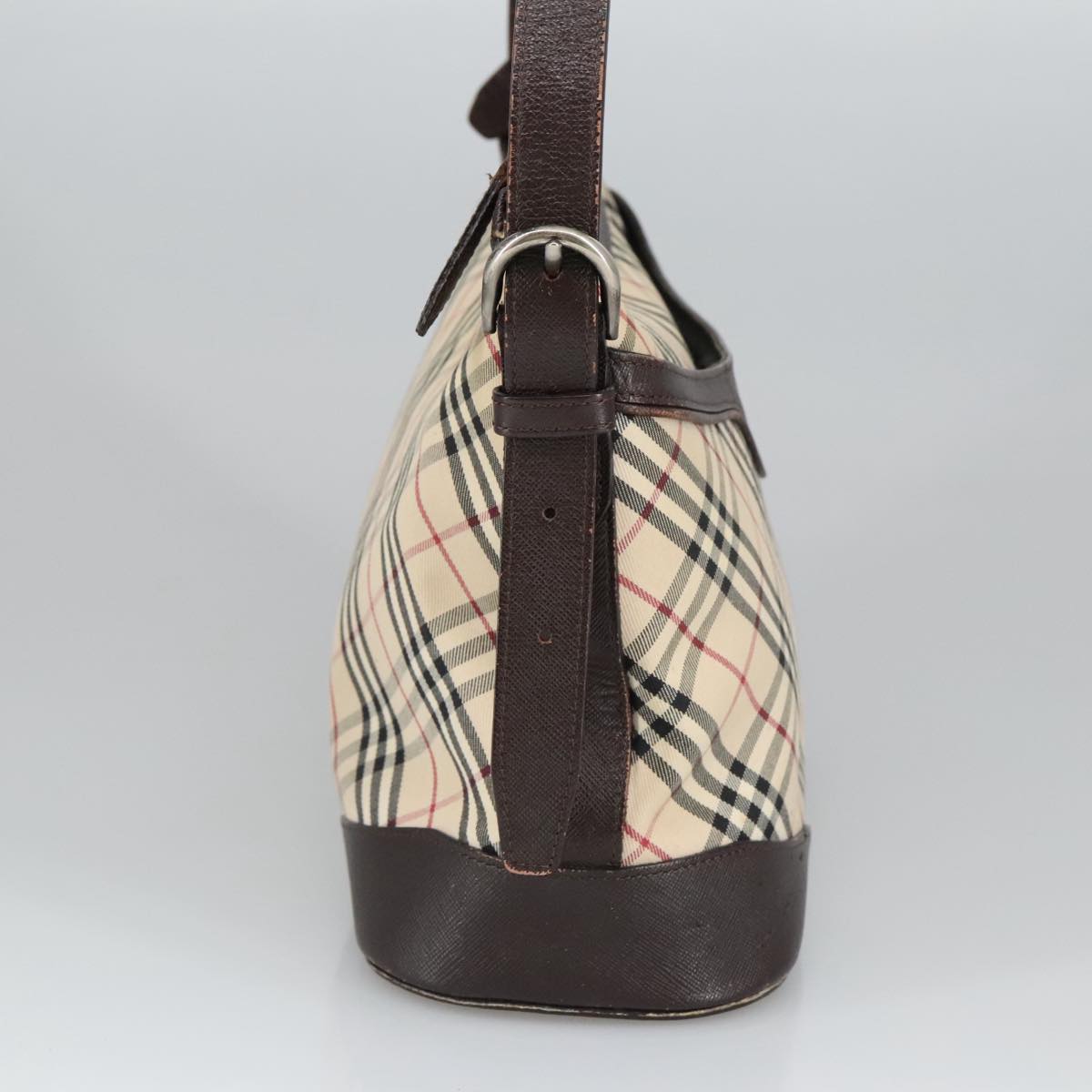 Burberry Nova Check Beige Canvas Shoulder Bag ( )