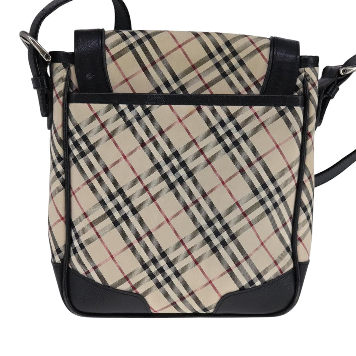 Burberry Nova Check Beige Canvas Shoulder Bag ( )