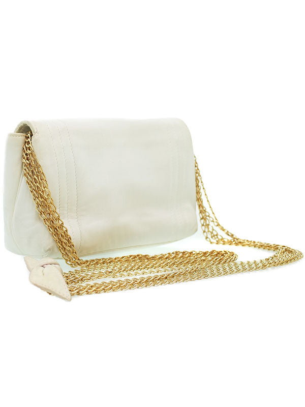 Chanel Coco Mark Mini Chain Shoulder Bag White