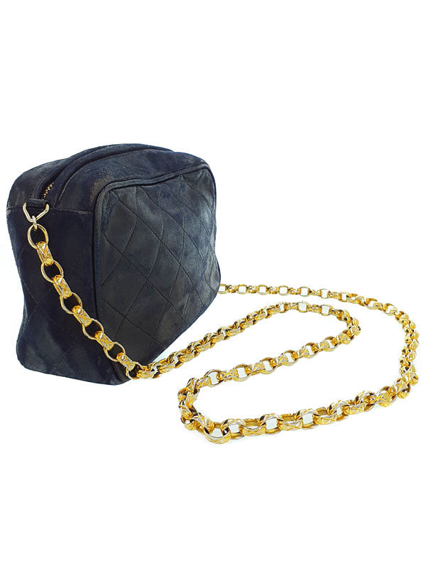 Chanel Matelasse Chain Shoulder Bag Black