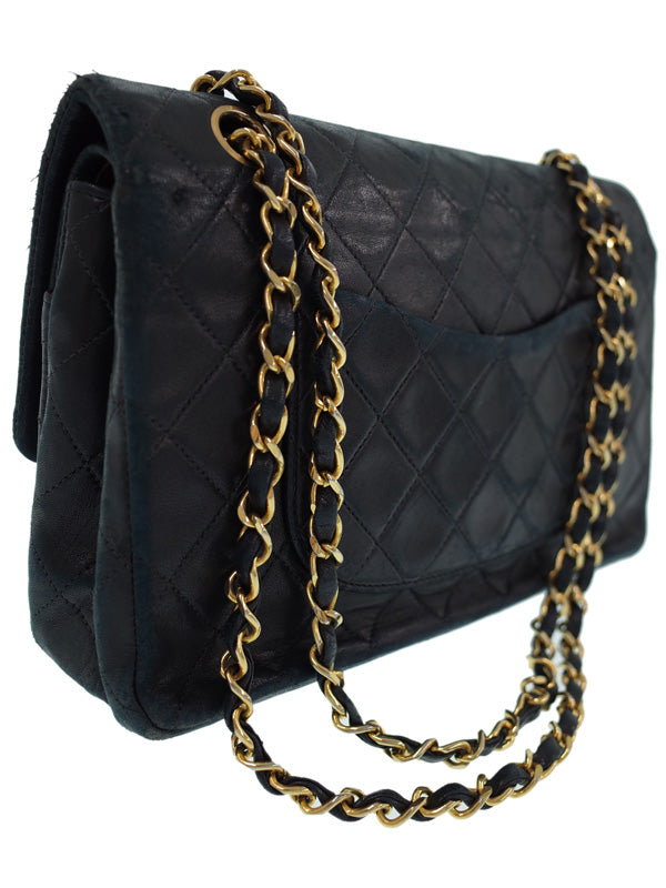 Chanel Matelasse Chain Shoulder Bag Black