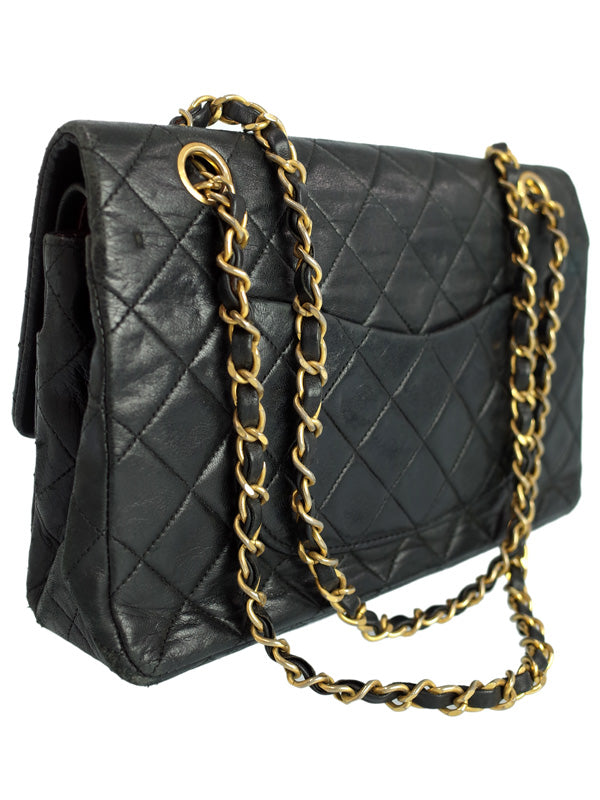 Chanel Matelasse Chain Shoulder Bag Black