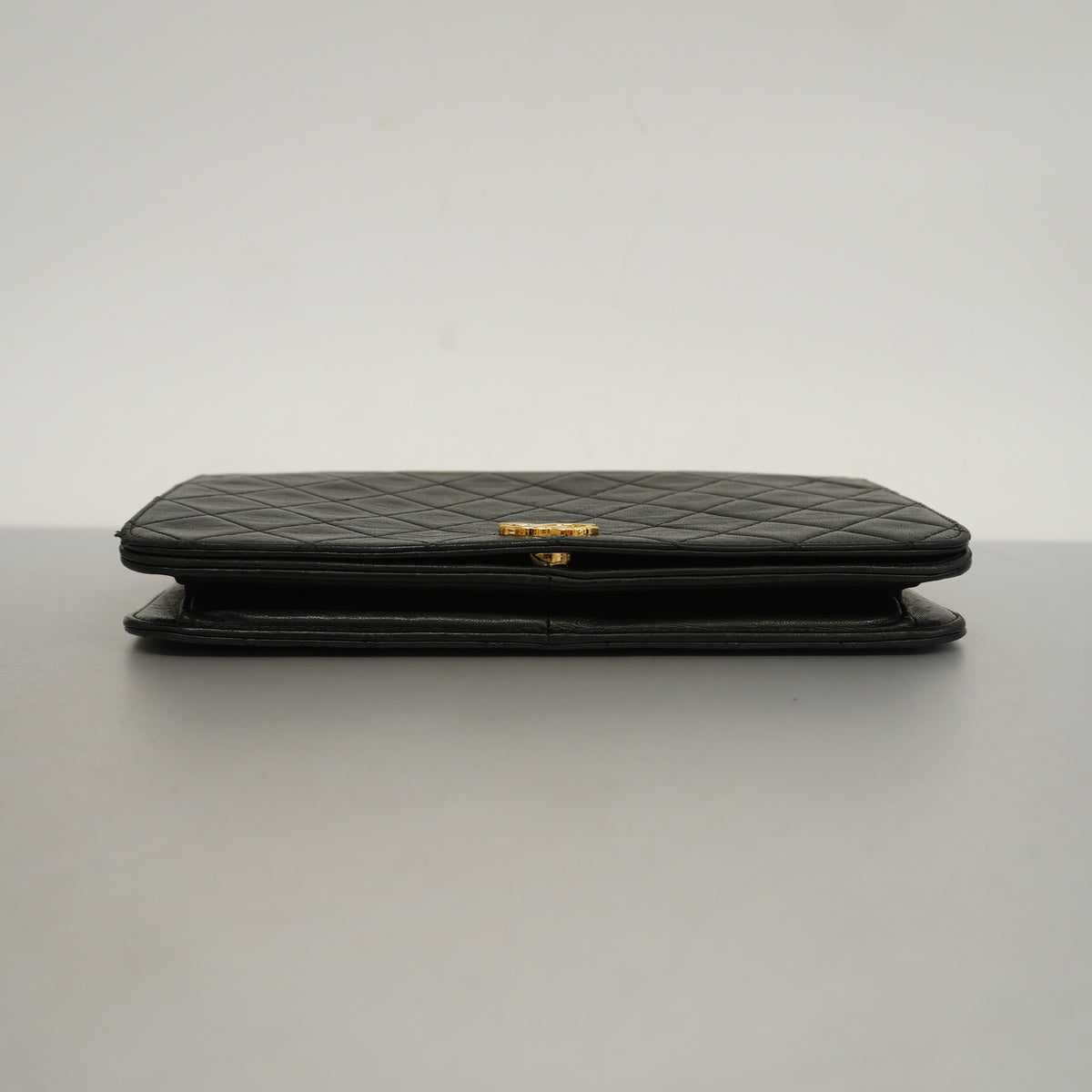 Chanel Shoulder Bag Matelasse Chain Lambskin Black