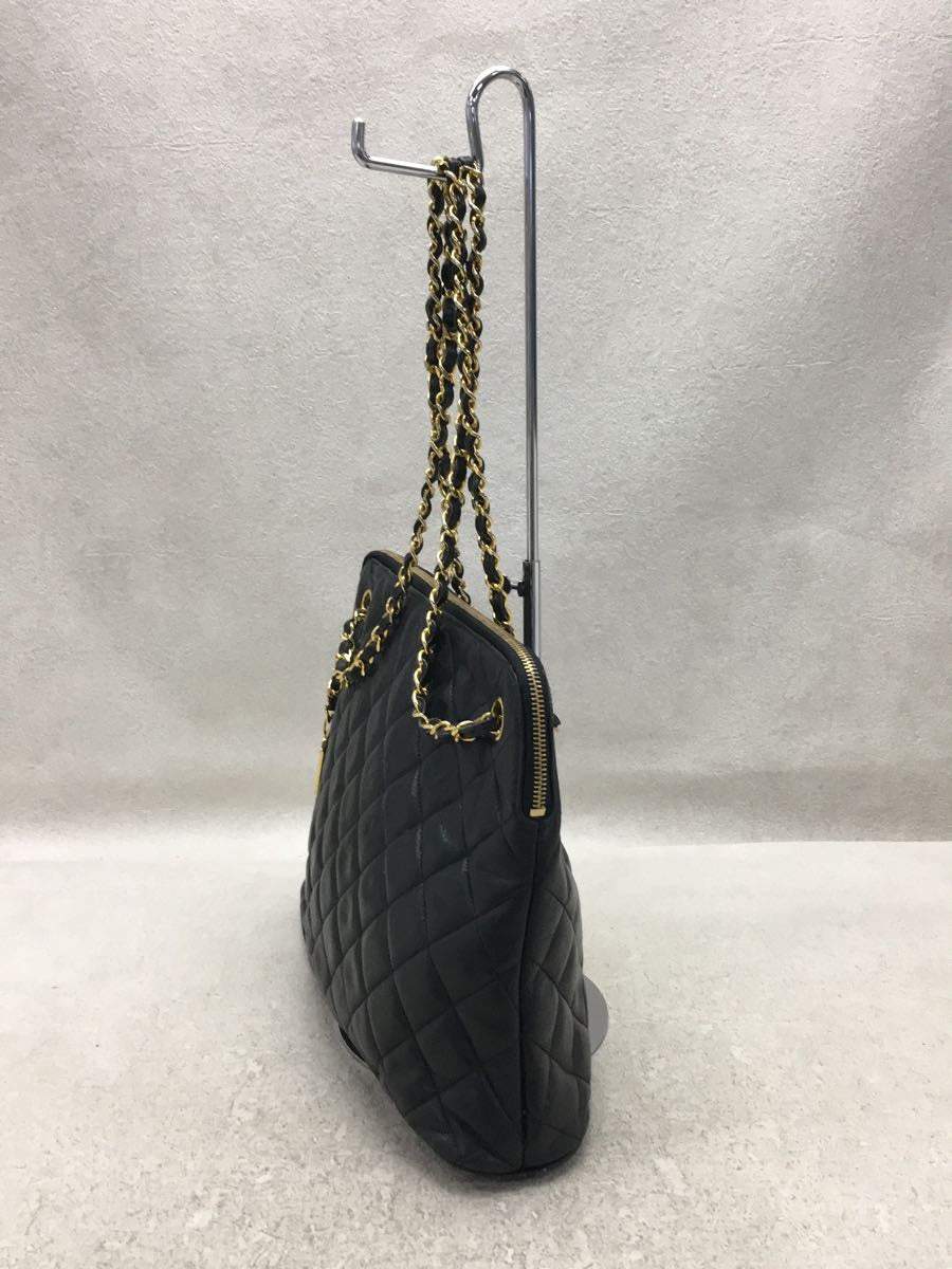 Chanel Shoulder Bag Chain Shoulder Leather Black