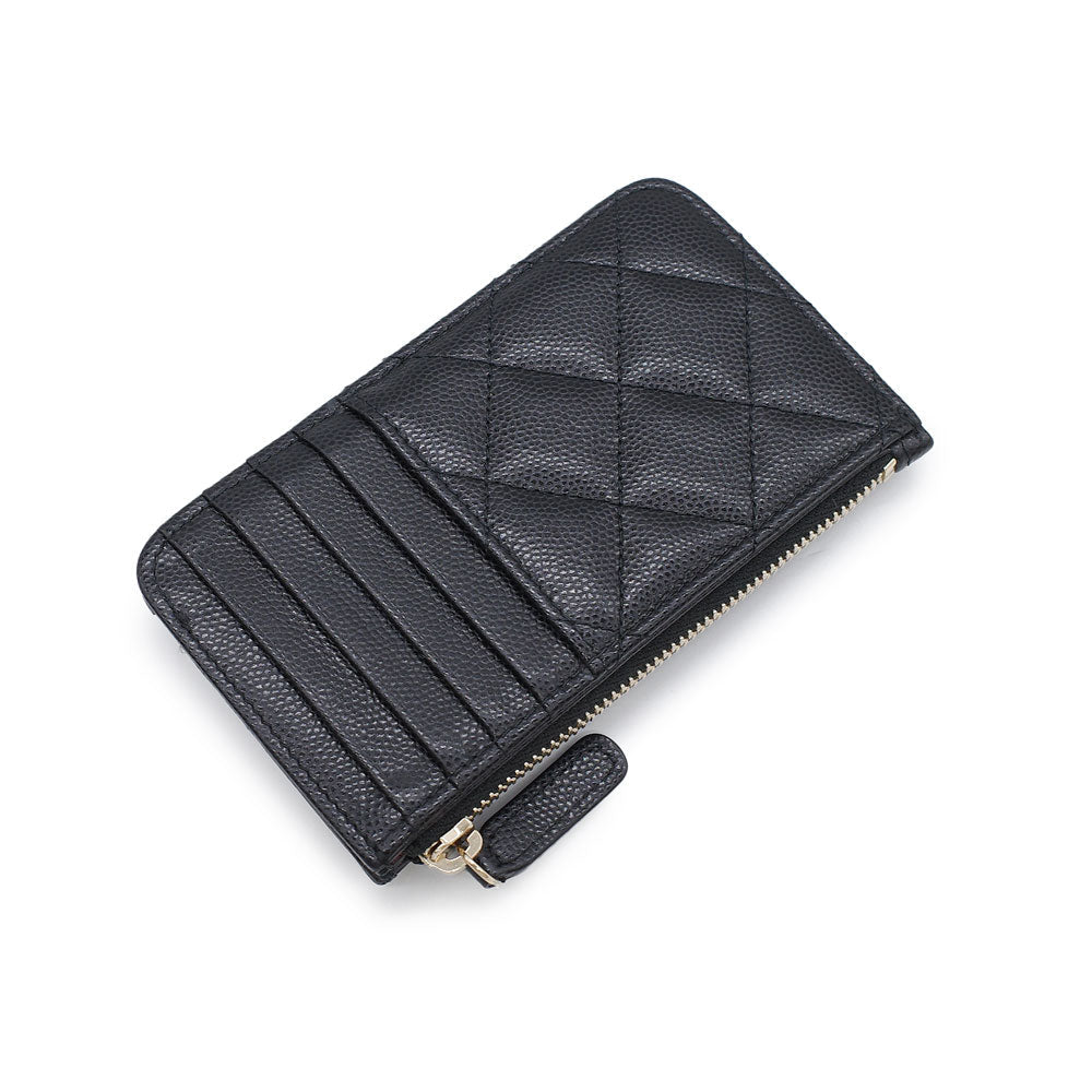 Chanel Matelasse Caviar Skin Wallet Black