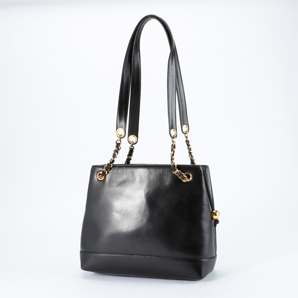 Chanel Lamb Long Shoulder Chain Tote Bag