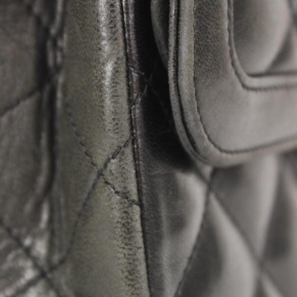 Chanel Chain Shoulder Bag Matelasse Lambskin Black