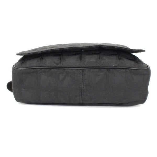 Chanel Travel Line Waist Bag Black Pouch Handbag