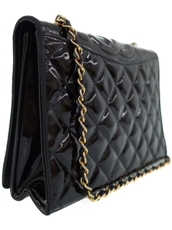 Chanel Matelasse Chain Shoulder Bag Black