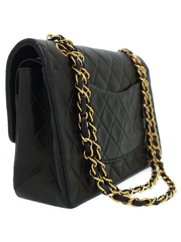 Chanel Matelasse Classic Handbag 25 Chain Shoulder Bag Black