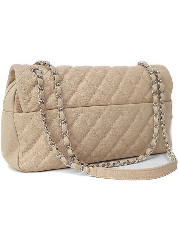 Chanel Matelasse Chain Shoulder Bag beige