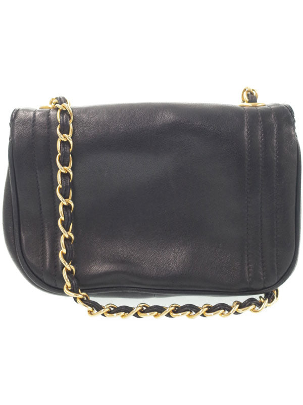 Chanel Coco Mark Chain Shoulder Bag Black