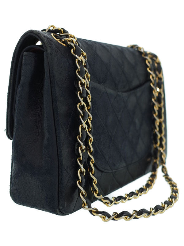 Chanel Matelasse Chain Shoulder Bag Black