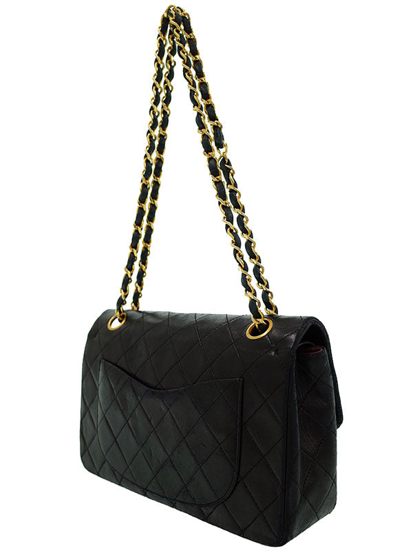Chanel Matelasse Chain Shoulder Bag Black