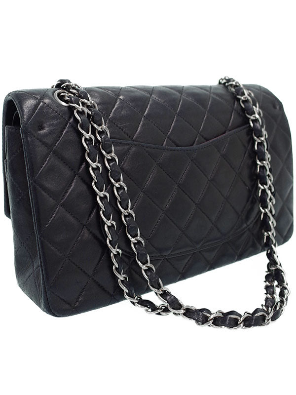 Chanel Matelasse Chain Shoulder Bag Navy