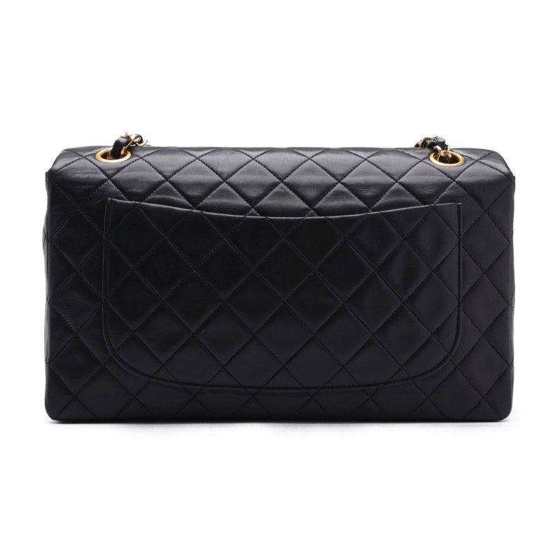 Chanel Matelasse Chain Lambskin Gold Hardware Mini Shoulder Bag Black