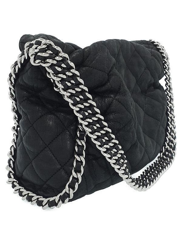 Chanel  Line Chain Shoulder Bag Black