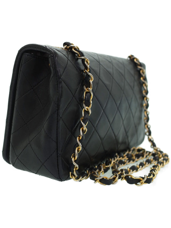 Chanel Matelasse Chain Shoulder Bag Black