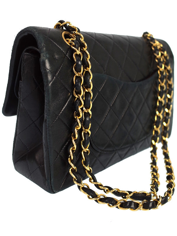 Chanel Matelasse Chain Shoulder Bag Black