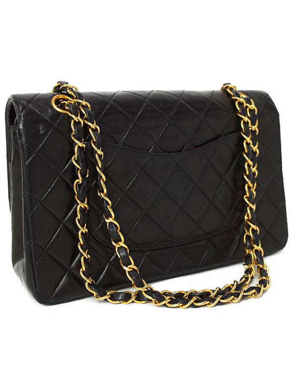 Chanel Matelasse Chain Shoulder Bag Black