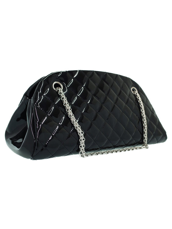 Chanel Mademoiselle Bowling Bag Shoulder Bag Black