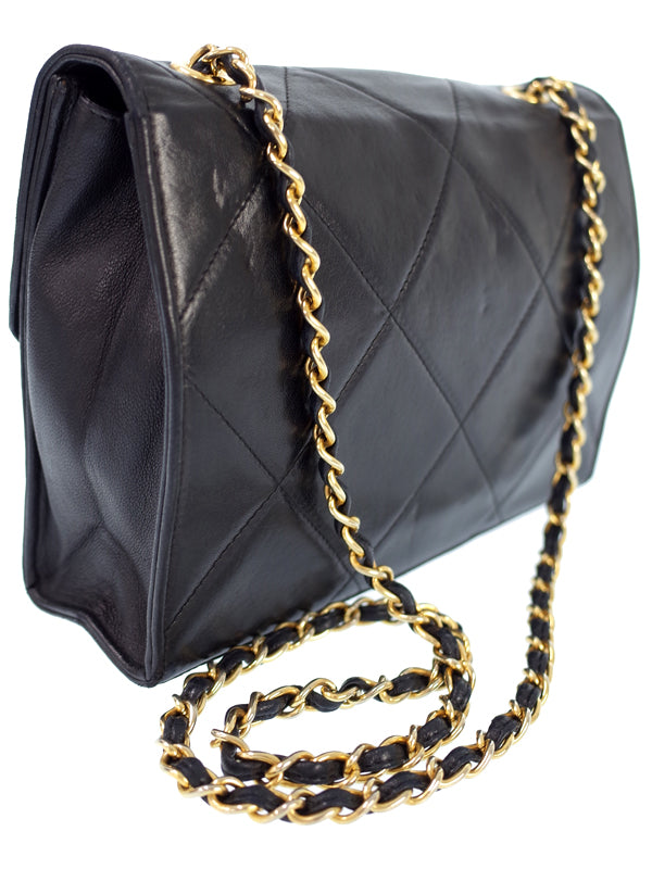 Chanel Matelasse Chain Shoulder Bag Black