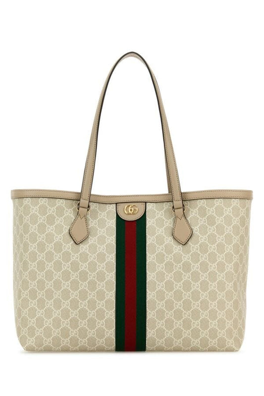 Gucci Woman Gg Supreme Fabric Medium Ophidia Shopping Bag