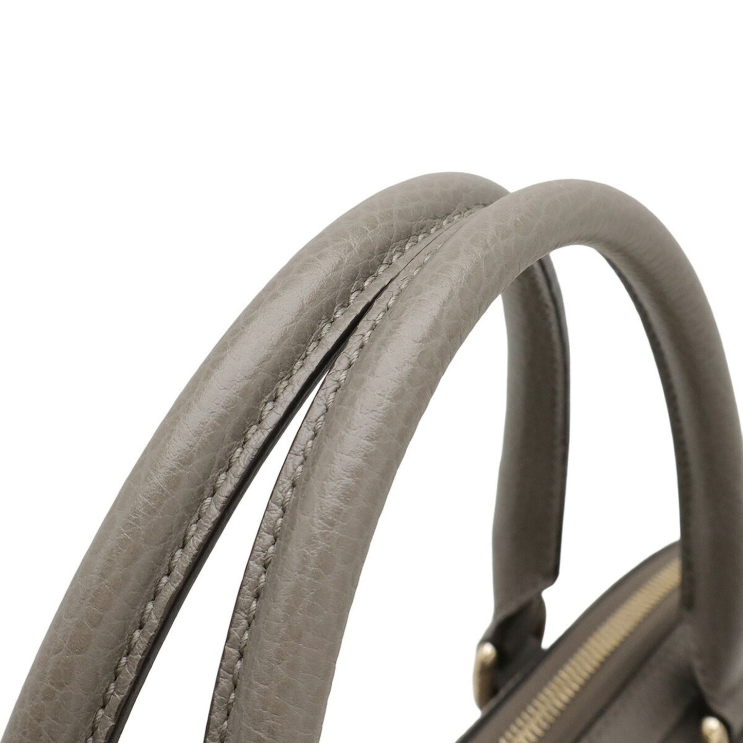 Gucci Gray Leather Handbag Shoulder Bag ( )