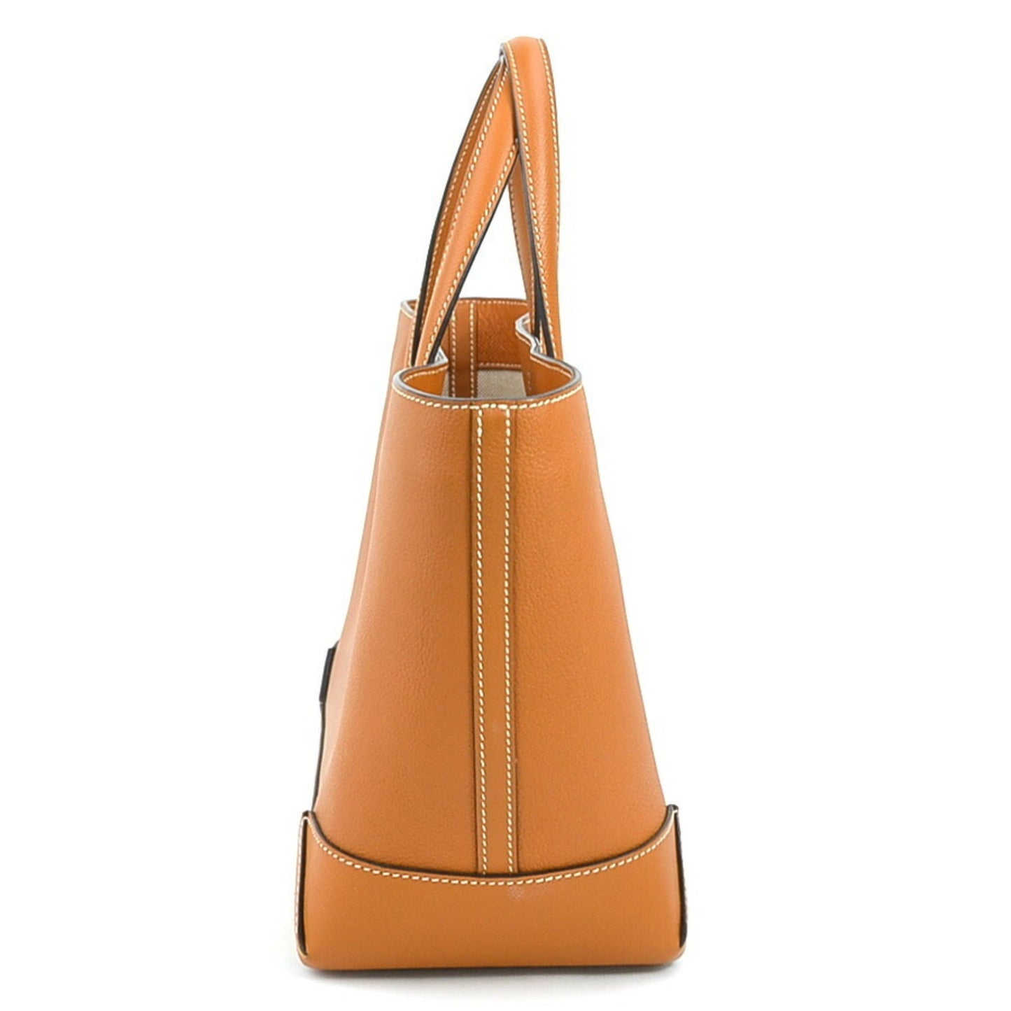 Hermes Toffee Epsom Leather Evercalf Leather Handbag Tote Bag ( )