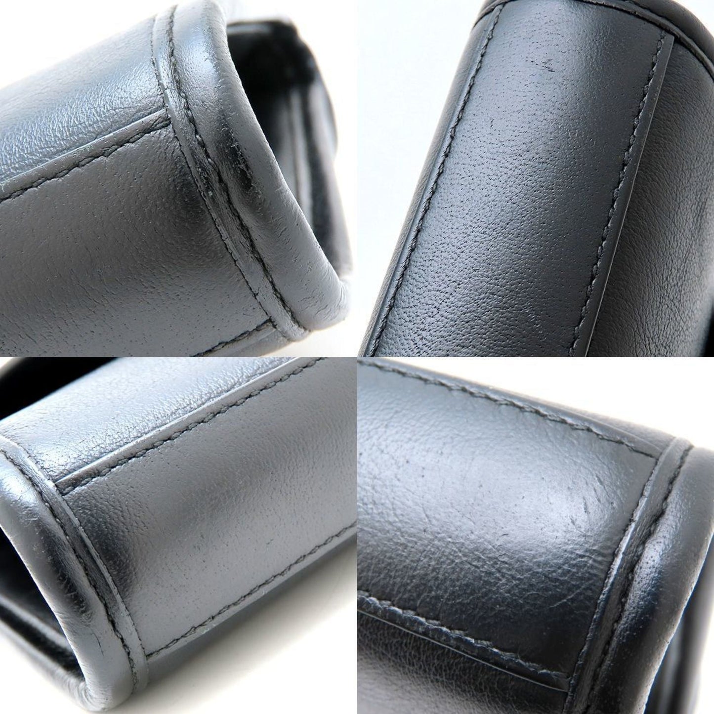 Gucci Black Leather Shoulder Bag ( )