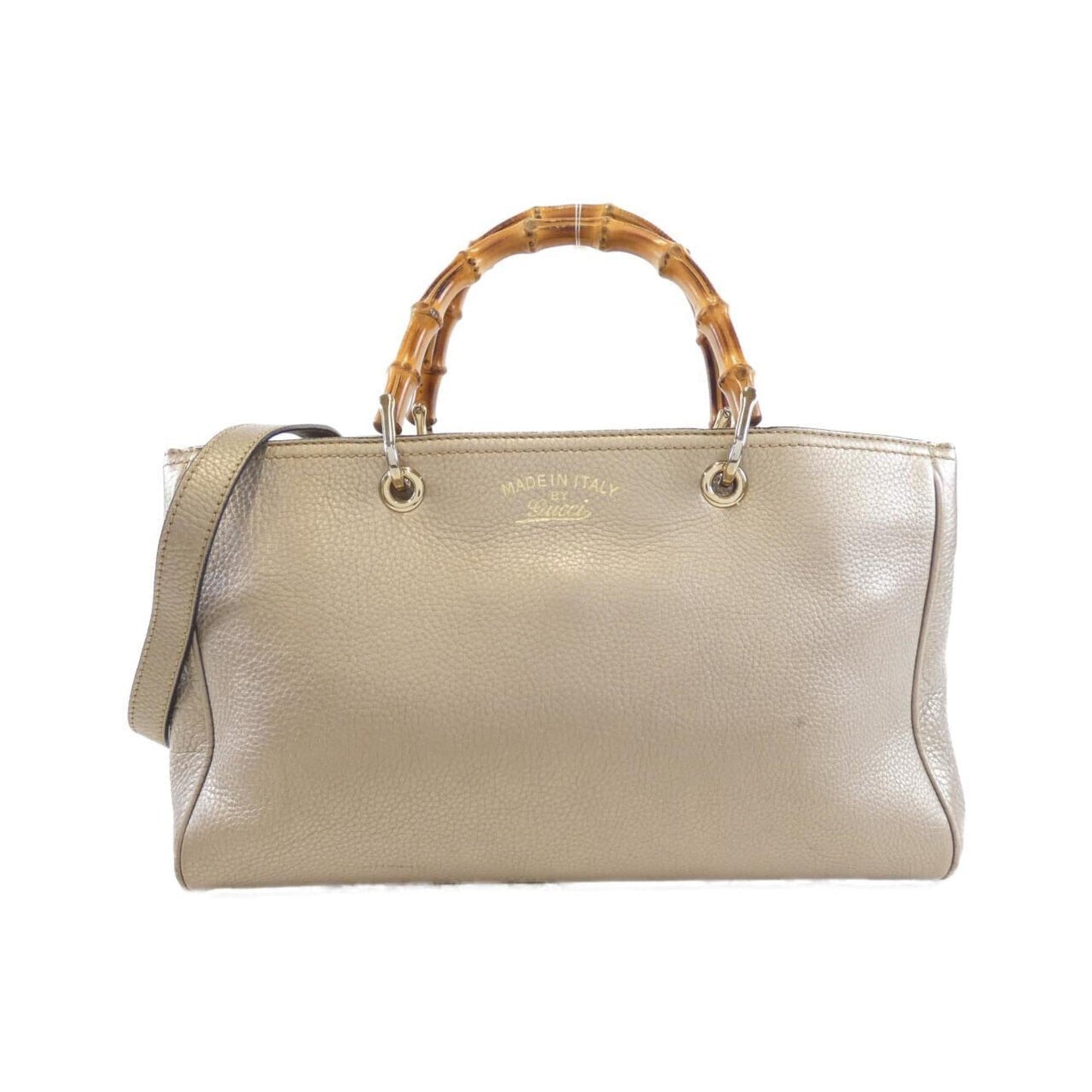 Gucci Champagne Leather Handbag ( )
