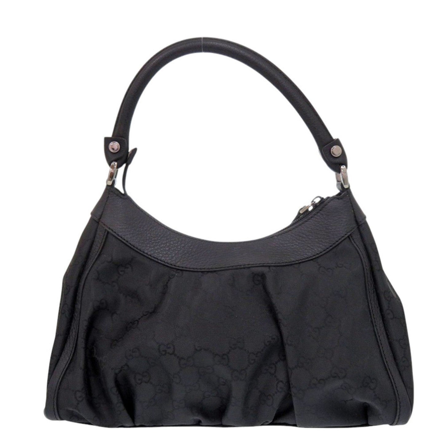 Gucci Black Nylon Handbag Shoulder Bag ( )