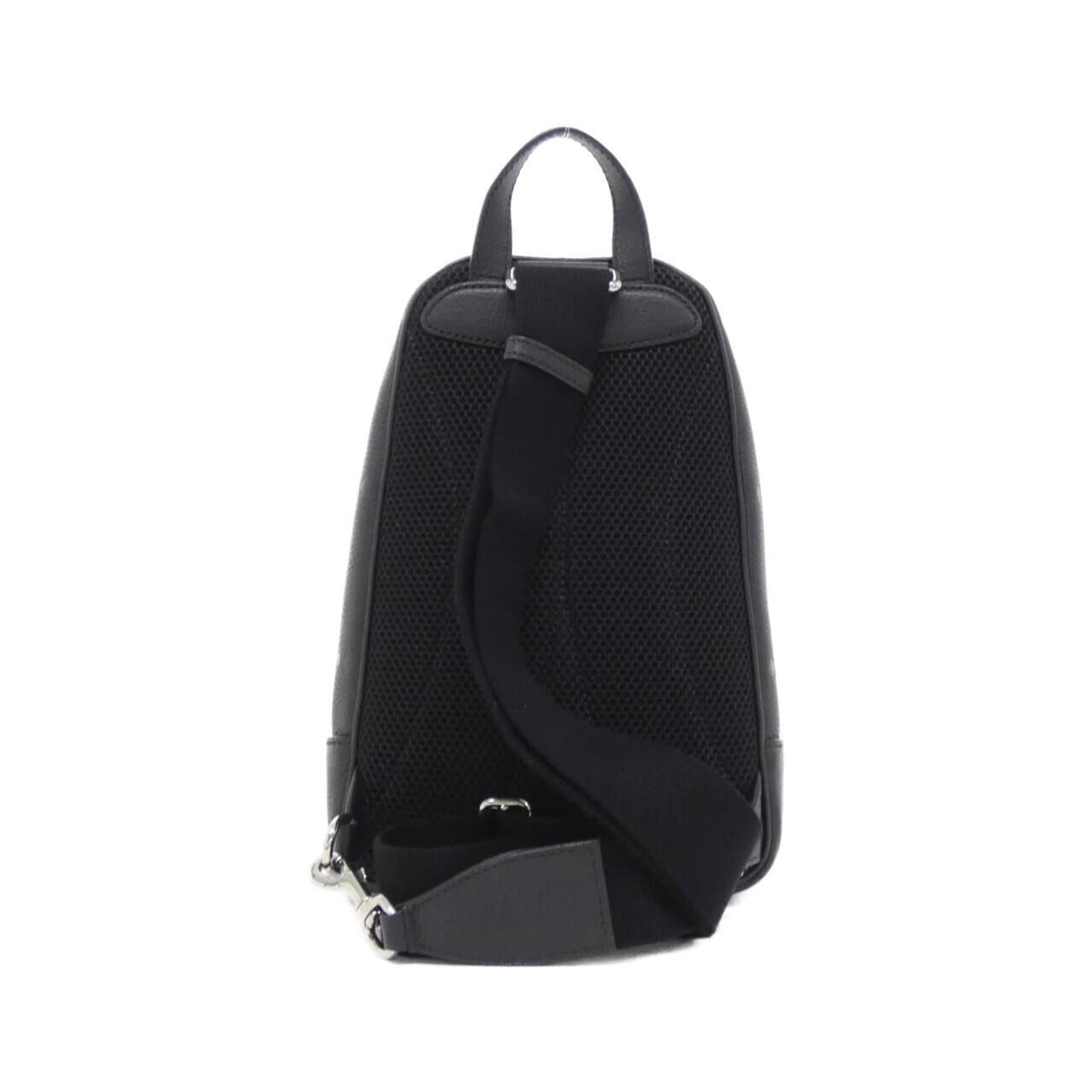 Gucci Black Gg Leather Shoulder Bag ( )