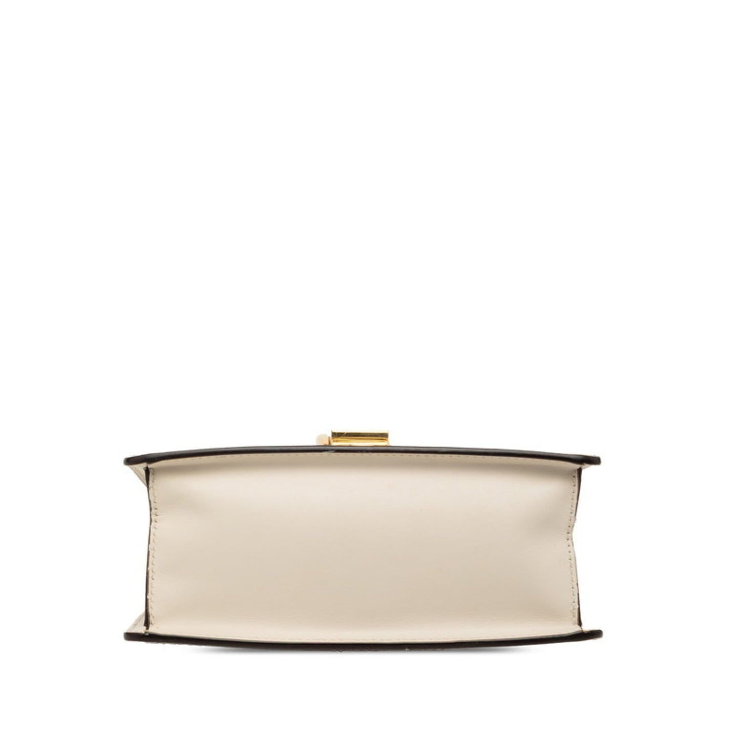 Gucci White Leather Handbag Shoulder Bag ( )