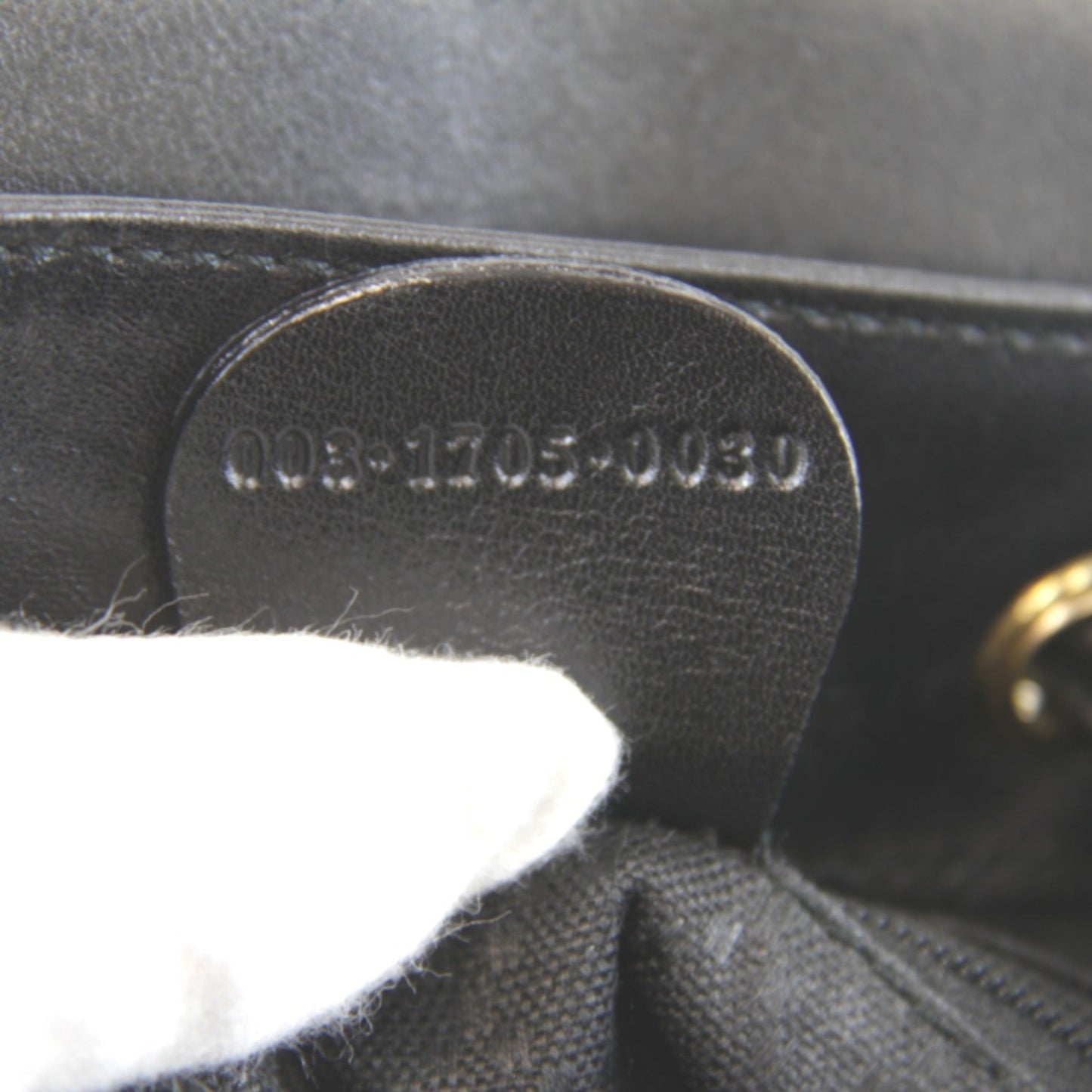 Gucci Black Bamboo Leather Backpack ( )