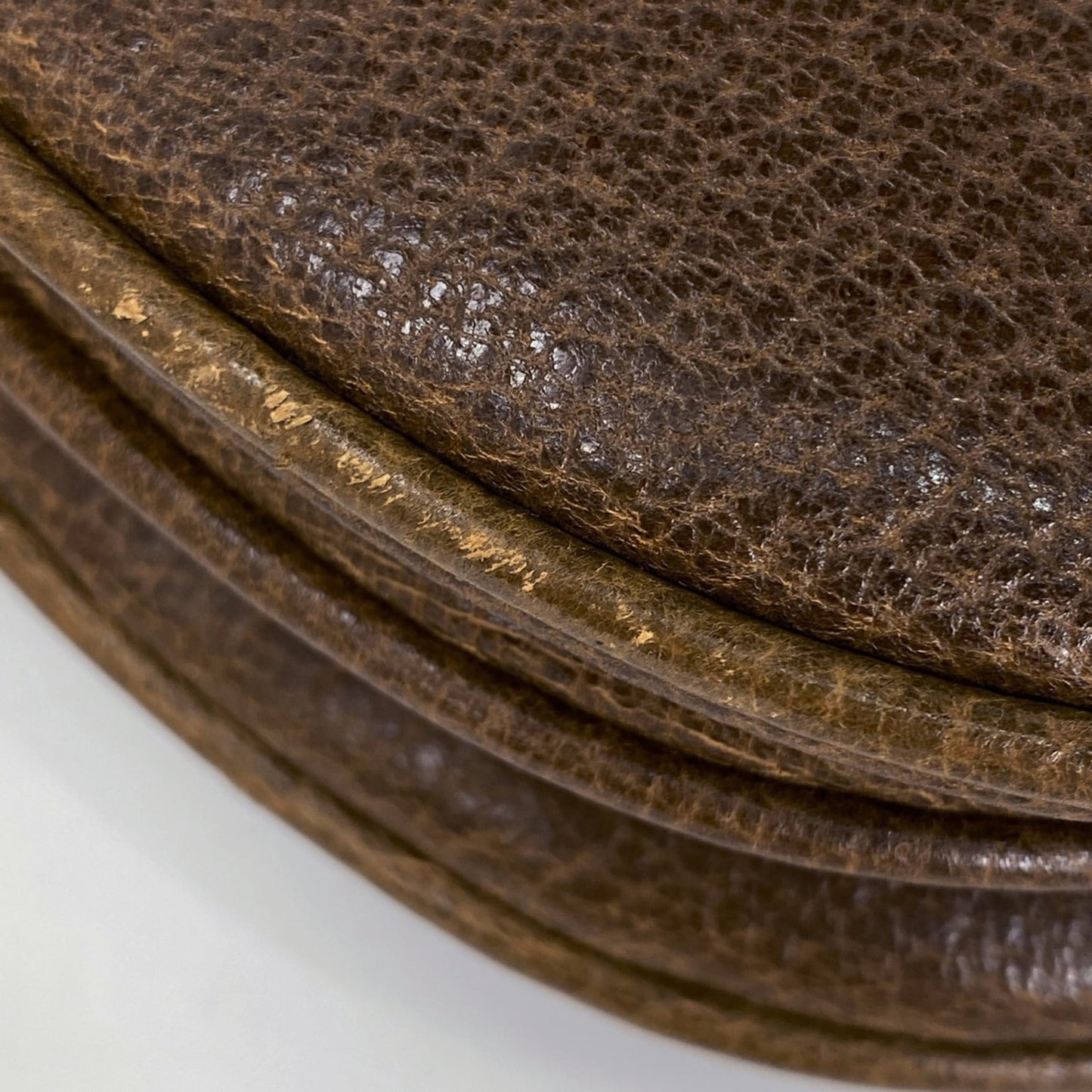 Gucci Brown Bamboo Leather Handbag Shoulder Bag ( )