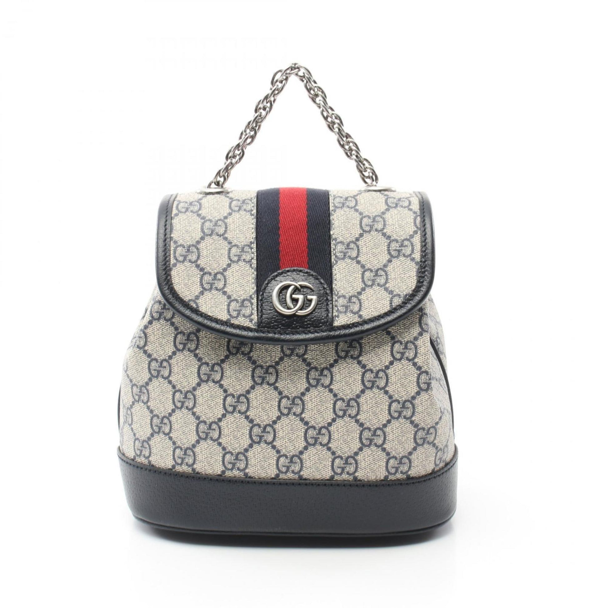 Gucci Leather Canvas Backpack