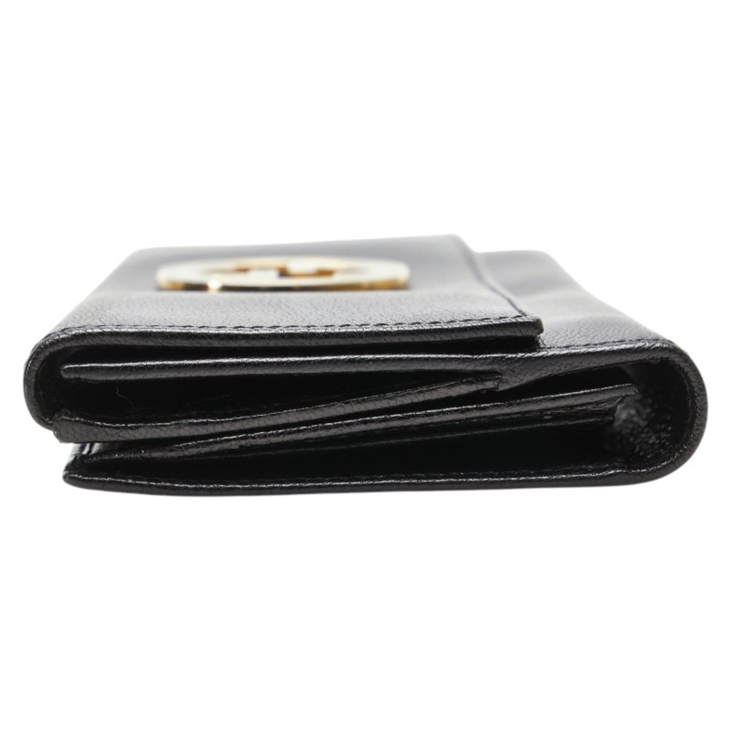 Gucci Black Green Leather Coin Purse/Coin Case ( )