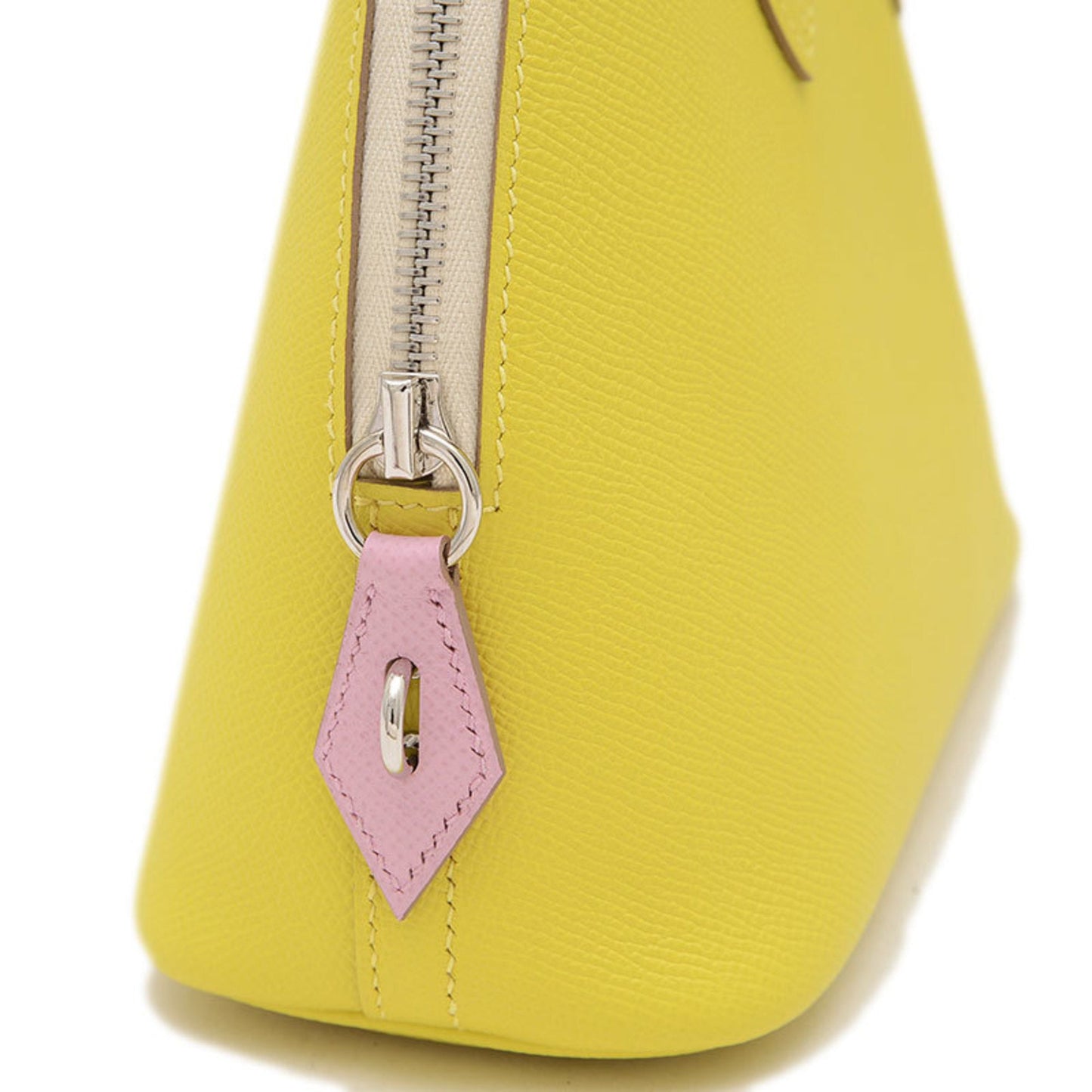 Hermes Lime Yellow Epsom Leather Handbag ( )