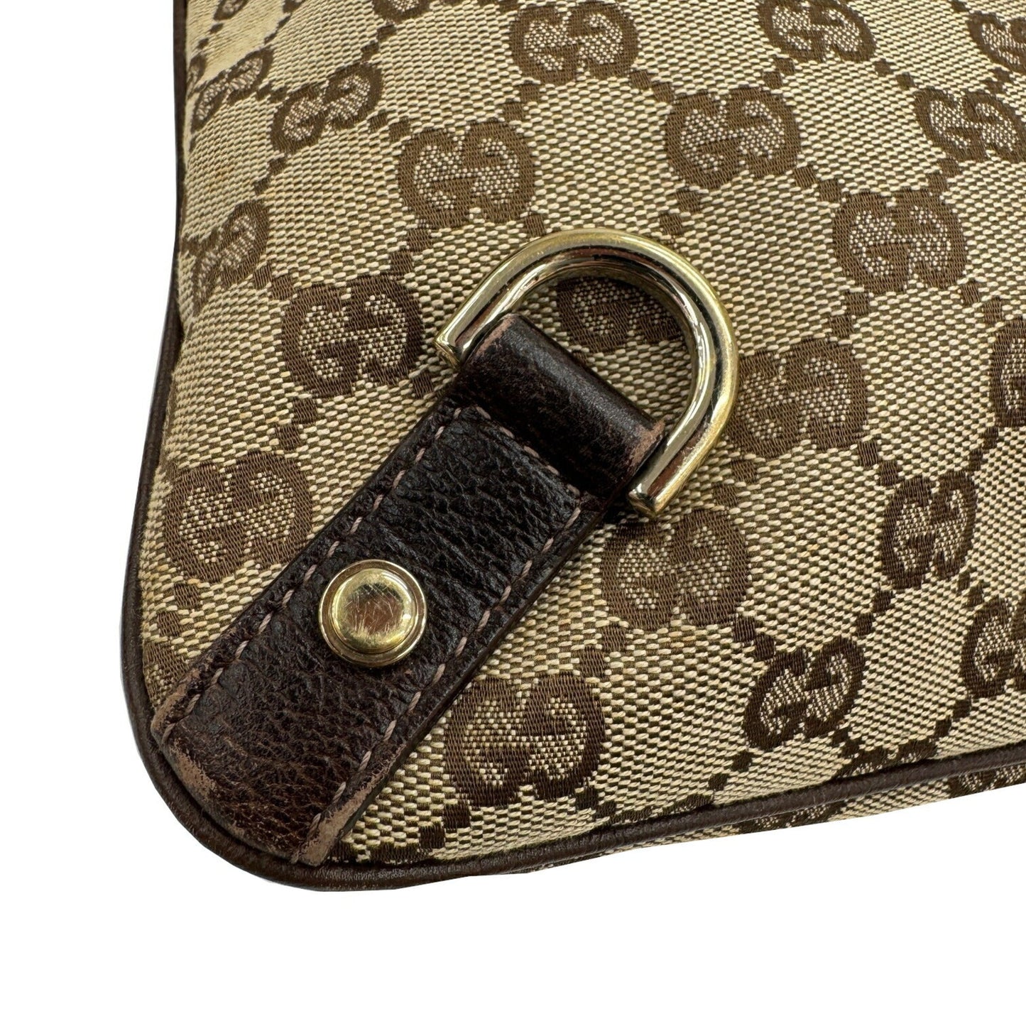 Gucci Gg Canvas Brown Gg Canvas Shoulder Bag ( )