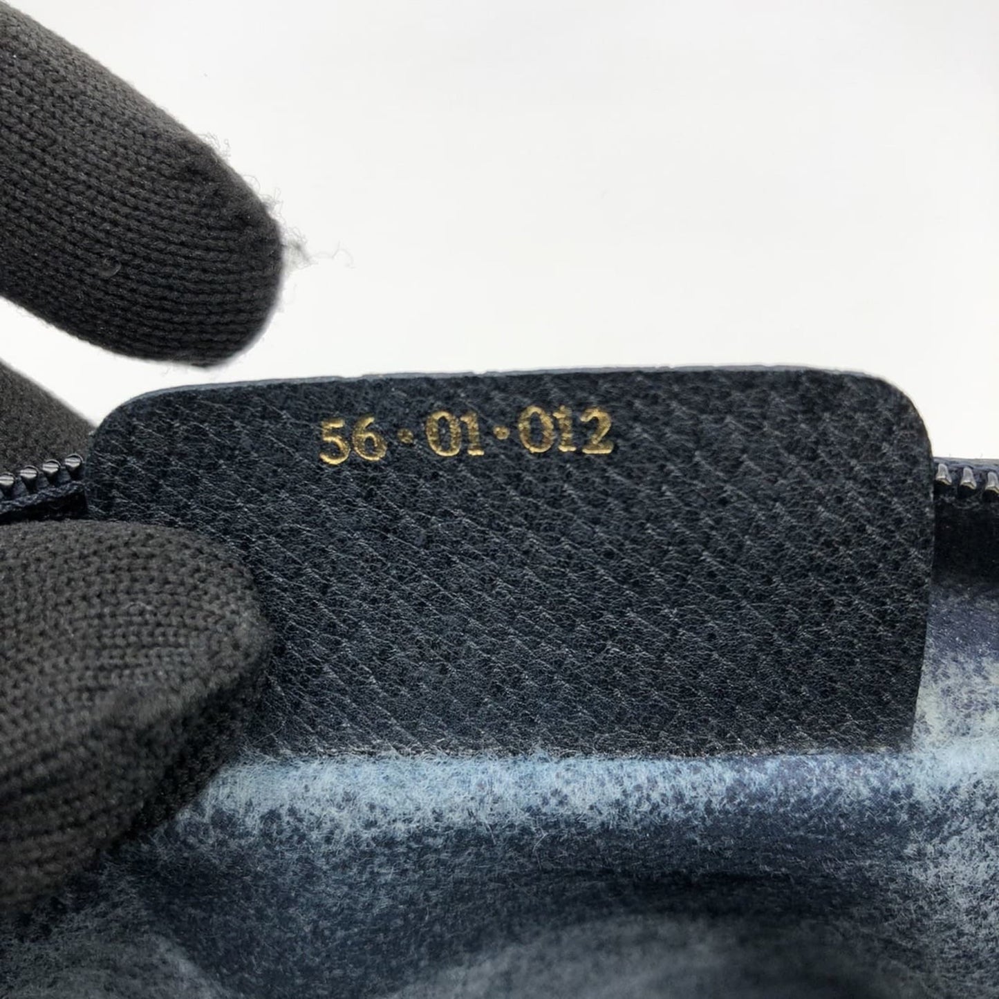 Gucci Navy Gg Supreme Clutch Bag Pouch ( )