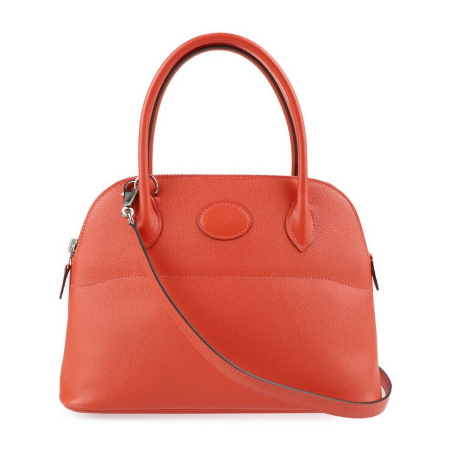 Hermes Pink Orange Rose Jaipur Epsom Leather Handbag Shoulder Bag Tote Bag ( )