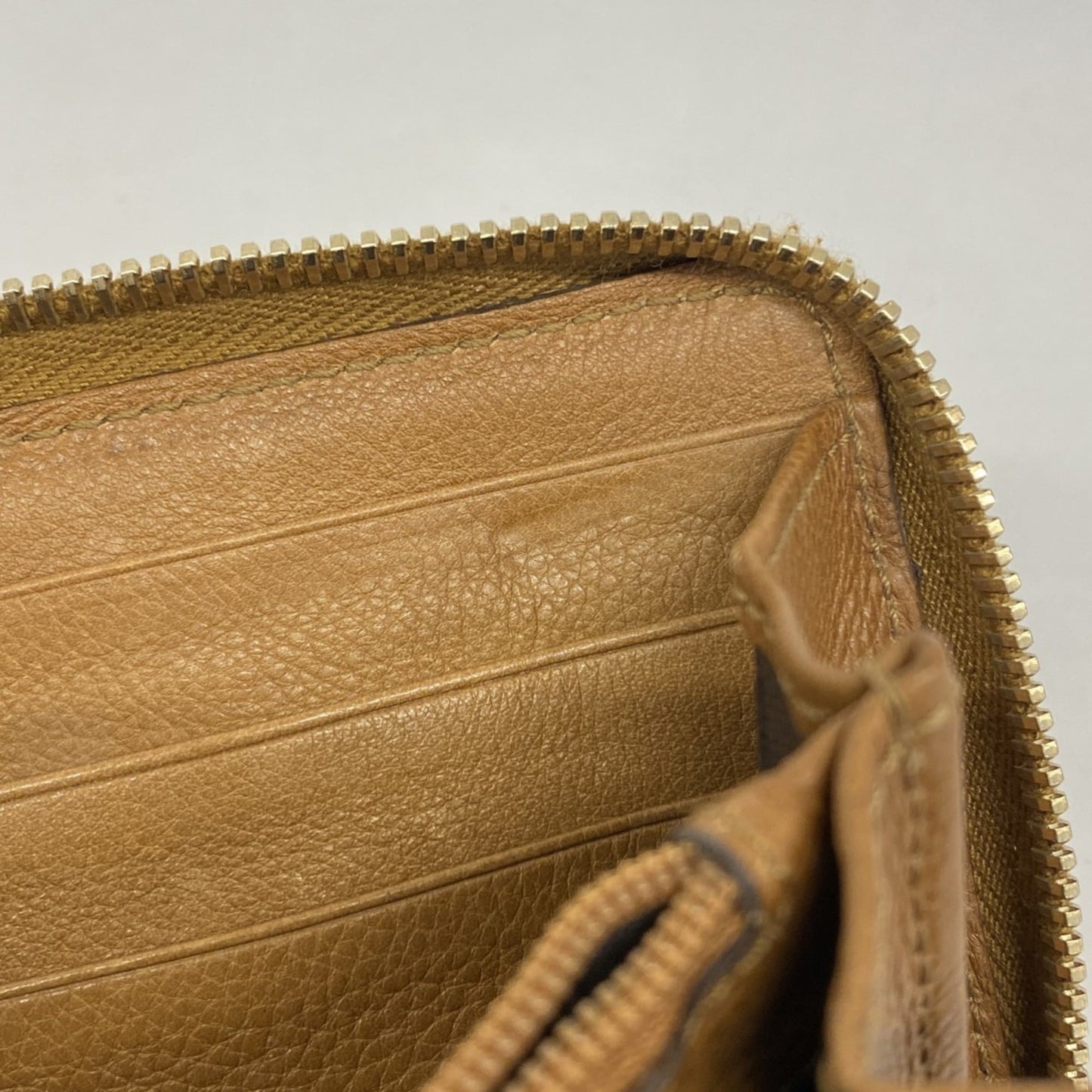 Gucci Brown Canvas Long Wallet (Bi-Fold) ( )