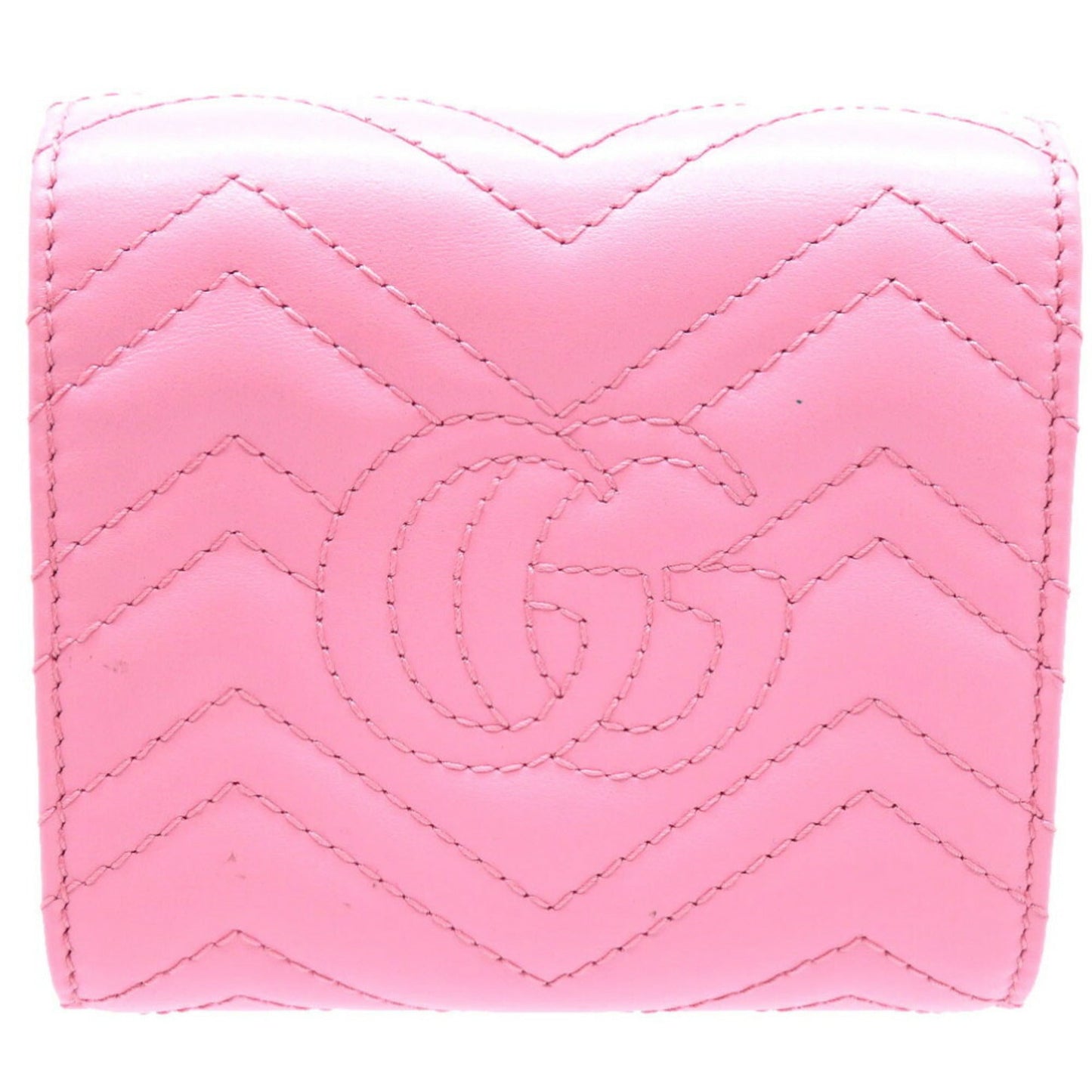 Gucci Pink Leather Wallet (Bi-Fold) ( )